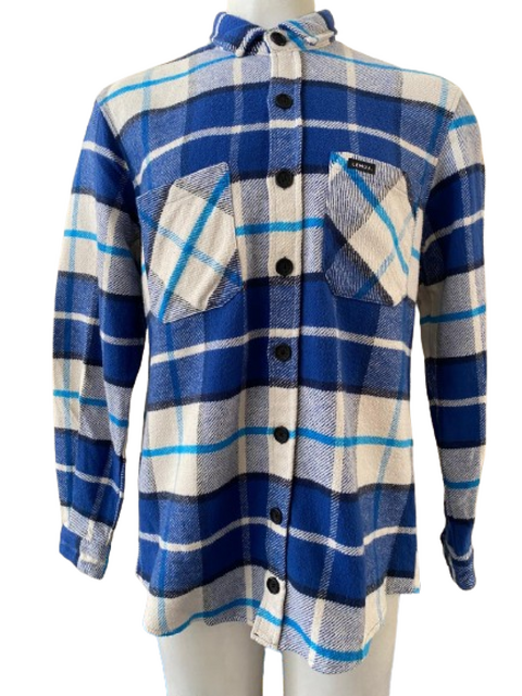 Camisa Manga Longa Lehua Itapoã Branco/Azul - 1297