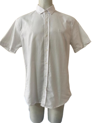Camisa Manga Curta Lehua Classica Oxford - Branco - 1301