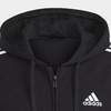 Moletom Essentials Fleece 3 Listras - Preto adidas GK9051 - comprar online