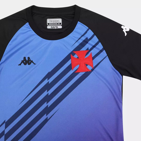 Camisa Vasco Novembro Azul 21/22 s/n° Torcedor Kappa Feminina - Azul EKVA211899 - Kevin Sports