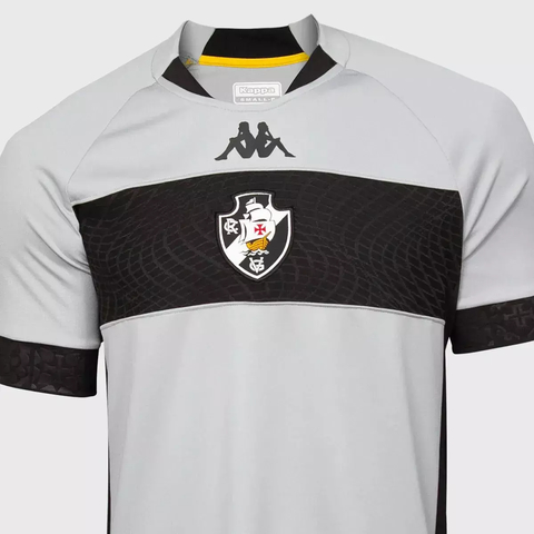 Camisa Goleiro Vasco da Gama Kappa Kombat Prata 2022 Plus Size Especial EKVA211930 na internet