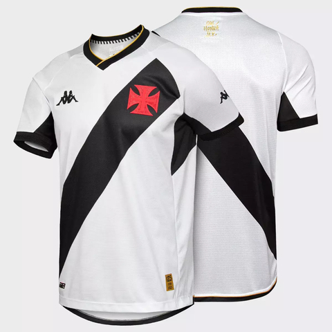 Camisa Vasco Oficial II 2023 Kappa Masculina Plus Size Especial EKVA211990
