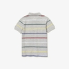 Polo infantil Lacoste em piqué de algodão com listras Coloridas PJ8336 21 W9D - comprar online