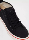 Tênis Redley Originals Cano Alto Preto e Branco WPY-03. - comprar online