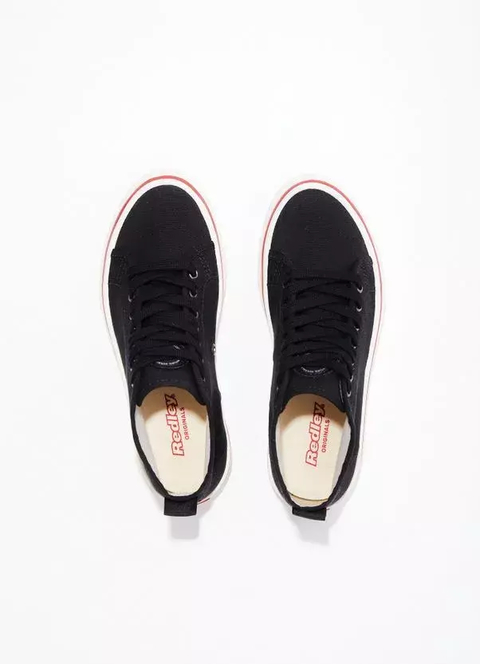 Tênis Redley Originals Cano Alto Preto e Branco WPY-03. - loja online