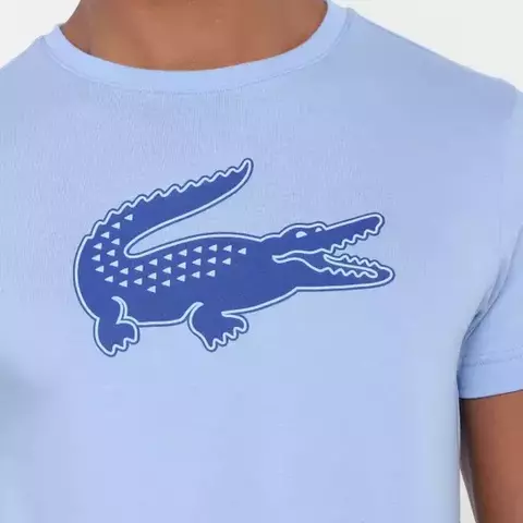 Camiseta Masculina Lacoste Sports Em Jersei Com Estampa 3D De Crocodilo TH3228-23-GX0 - comprar online
