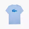 Camiseta Masculina Lacoste Sports Em Jersei Com Estampa 3D De Crocodilo TH3228-23-GX0