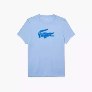 Camiseta Masculina Lacoste Sports Em Jersei Com Estampa 3D De Crocodilo TH3228-23-GX0