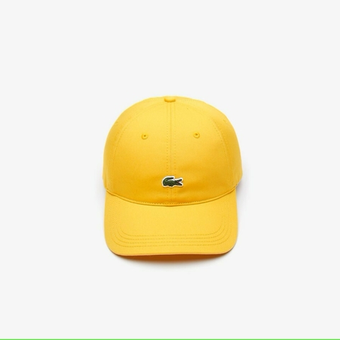 Boné Lacoste masculino em algodão com tira contrastante e Crocodilo RK4714-HDW na internet
