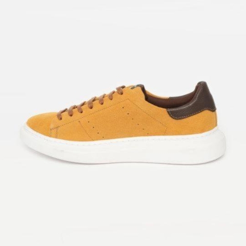 Tênis 59-02-0020 Couro Cavalera Stanley Masculino - Mostarda - comprar online