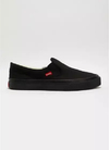 Tênis Redley Originals Iate Slip On Monocromo Preto WDC-01