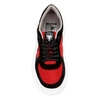 Tênis 59.15.0009 Couro Cavalera Steven Masculino - Preto/Vermelho/Café - comprar online