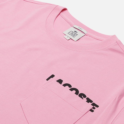 Camiseta Com Bolso Lacoste Rosa TH1287-21-CTW - comprar online