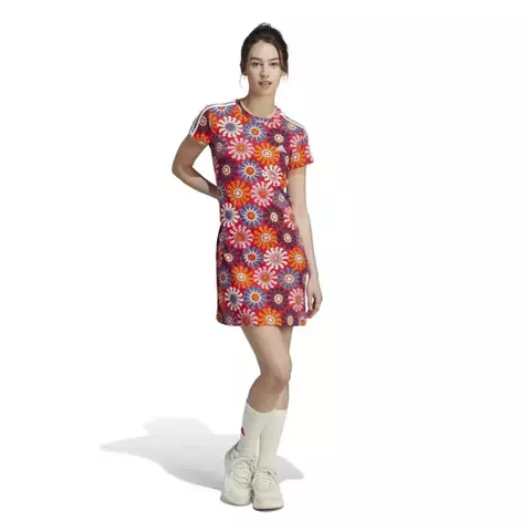 Vestido Adidas X Farm Rio Slim Multicolor IM2393