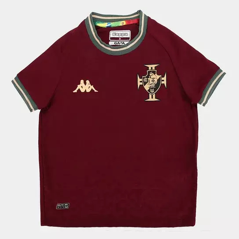 Camisa Vasco Infantil III 22/23 s/n° Goleiro Kappa - Vinho EKVA211954