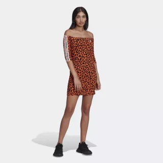 Vestido Estampado x Rich Mnisi - Laranja adidas HC4466