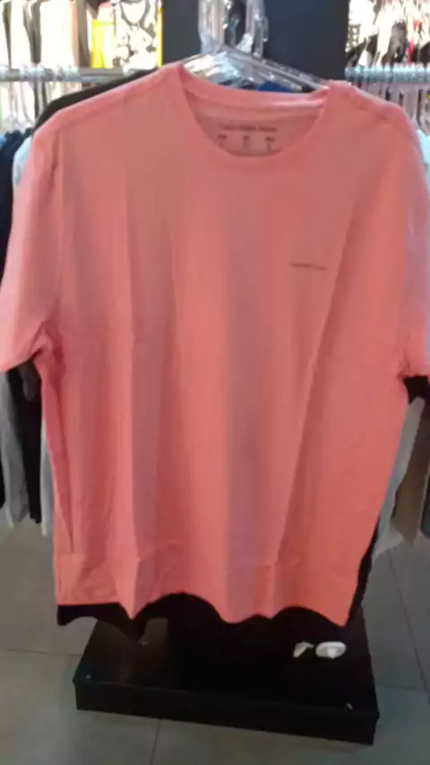 Camiseta Calvin Klein Jeans Pêssego - CKJM101E-0220