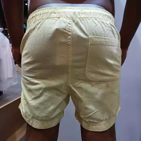 Short Calvin Klein Jeans Masculino Color Cós Elástico Amarelo - CM3PC13BC889-0112 - Kevin Sports