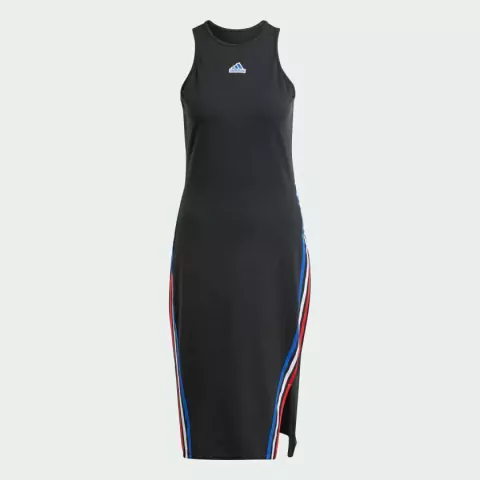 Vestido Future Icons Três Listras Preto IR9135 - loja online