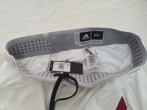 Imagem do Short Flamengo Adidas Basquete 19/20 - Branco FQ6065