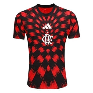 Camisa Infantil Flamengo Adidas Pré-Jogo 2025-26 JE4160