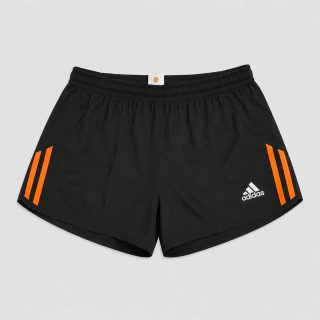 Short Adidas 3s Split Tech Masculino Onix Orange Running - Z39739