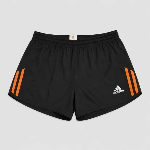 Short Adidas 3s Split Tech Masculino Onix Orange Running - Z39739