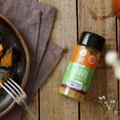 TEMPERO LEMON PEPPER ORGANICO 40G - Terra Amor