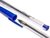 Boligrafo x50 Cuerpo Transparente Trazo Medio 1.0 mm ( Azul / Negro / Rojo / Verde ) - comprar online