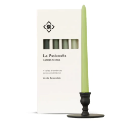 Verde Esmeralda - Velas Aromáticas para Candelabros - set de 4 velas. en internet