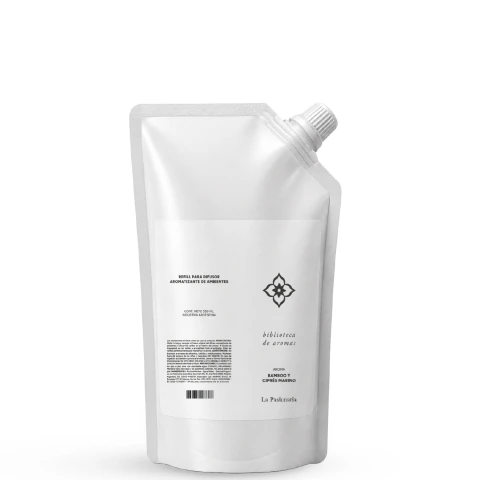BAMBOO Y CIPRÉS MARINO - REFILL AROMA PARA DIFUSOR 550 ML.