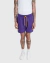 Shorts BAW Moletom Rubber Patch Roxo - La Plata Skate Shop