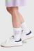 Meia BAW College Pastel Branca/Lilás - comprar online