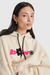 Imagem do Moletom BAW Hoodie Cropped Sherpa Flower Off White
