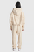 Moletom BAW Hoodie Cropped Sherpa Flower Off White - comprar online