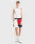 Pool Shorts BAW Navy Colorblock - comprar online