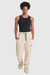 Calça BAW Track Sherpa Flower Off White - comprar online