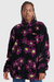 Anorak BAW Turtleneck Flower Preto - comprar online