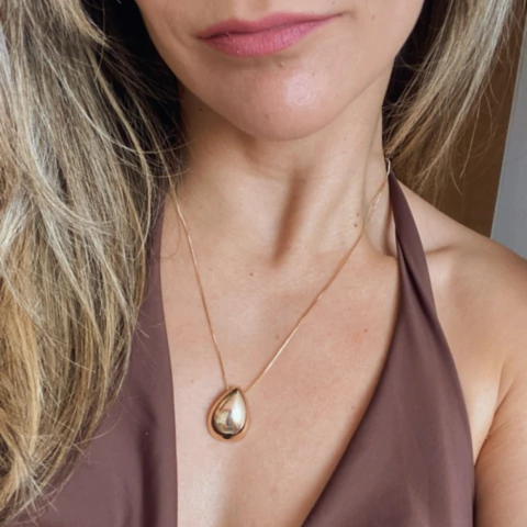 COLAR GOTA NENA CURTO DOURADO - comprar online