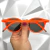 ÓCULOS DE SOL MEL LARANJA NEON UNISSEX JO RAM REDONDO - comprar online