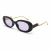 ÓCULOS DE SOL GUTE PRETO COM LILÁS OVAL FEMININO - comprar online