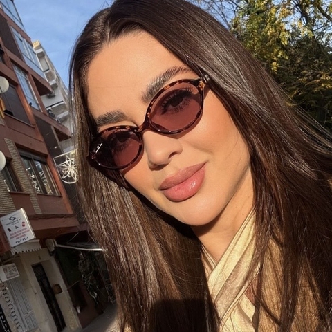 ÓCULOS DE SOL RITA TARTARUGA ROSÉ OVAL FEMININO JO RAM - comprar online