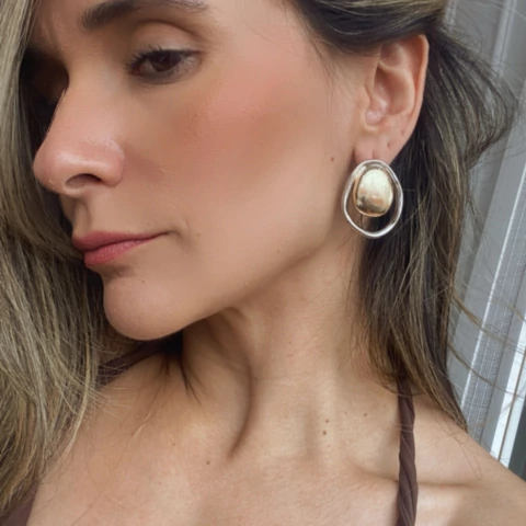 BRINCO MIX LOUISE PRATEADO - comprar online