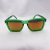 ÓCULOS DE SOL DUK VERDE FOSCO QUADRADO UNISSEX - comprar online