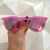 ÓCULOS DE SOL PUMP ROSA ESPELHADO FEMININO JO RAM REDONDO