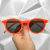 ÓCULOS DE SOL MEL LARANJA NEON UNISSEX JO RAM REDONDO