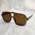 ÓCULOS DE SOL GOOD MARROM AVIATOR UNISSEX - loja online