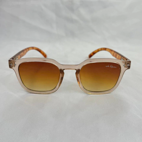 ÓCULOS DE SOL FAME BEGE QUADRADO UNISSEX