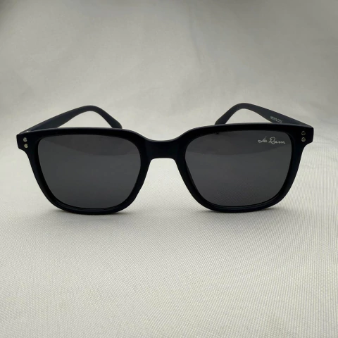 ÓCULOS DE SOL LUKE PRETO FOSCO QUADRADO UNISSEX