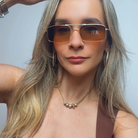 ÓCULOS DE SOL TEDY MARROM UNISSEX - comprar online